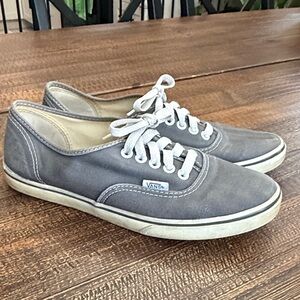 Vans Gray Canvas Women's Sneakers